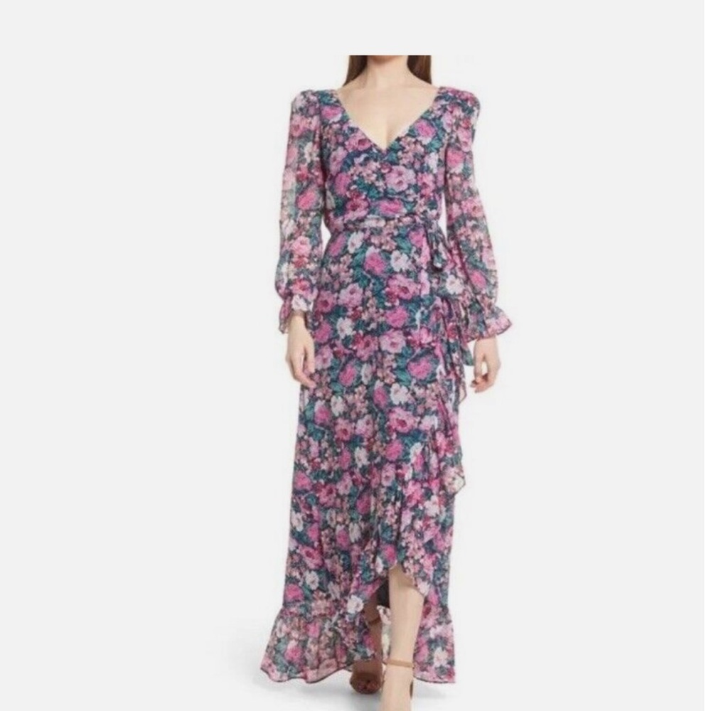 Floral Pink Maxi Dress